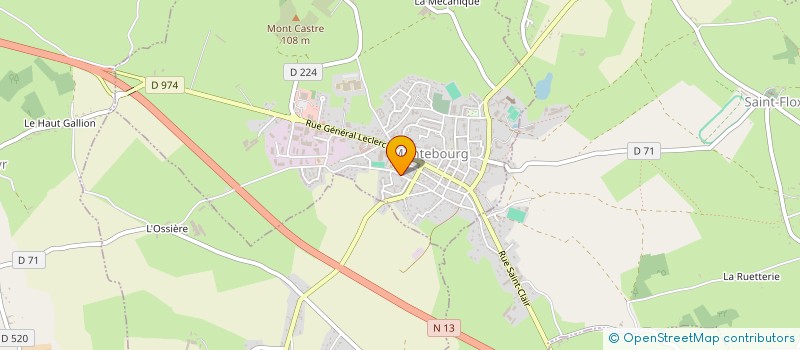 localisation de l'entreprise SCI IOTA  MONTEBOURG