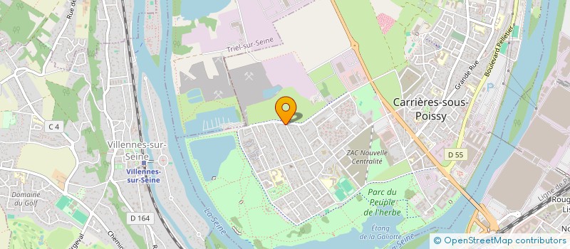 localisation de l'entreprise SCI IOVISKOVA  CARRIERES-SOUS-POISSY