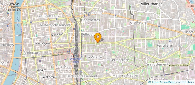 localisation de l'entreprise SCI IOXINE  LYON