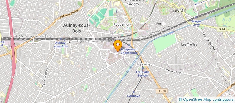 localisation de l'entreprise SCI IP CHANTELOUP à AULNAY-SOUS-BOIS