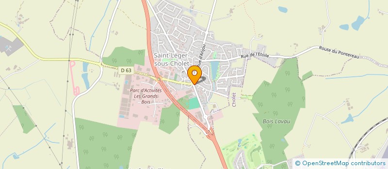 localisation de l'entreprise SCI IP2M  SAINT-LEGER-SOUS-CHOLET