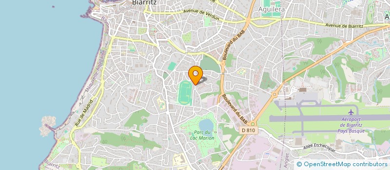 localisation de l'entreprise SCI IPANEMA à BIARRITZ