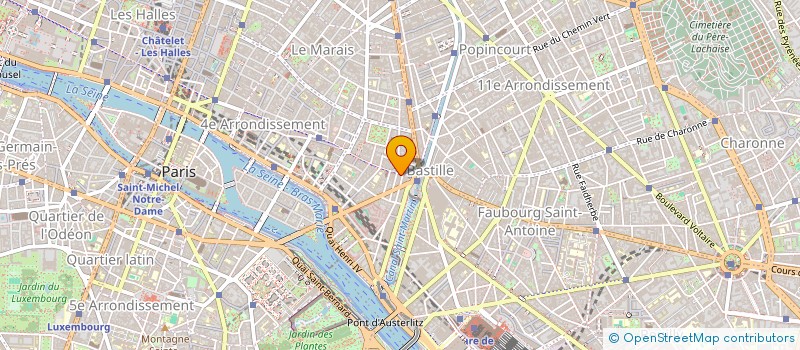 localisation de l'entreprise SCI IPANEMA  PARIS