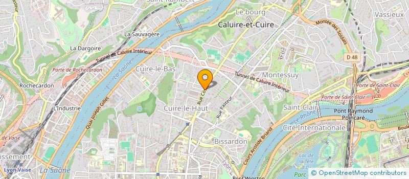 localisation de l'entreprise SCI IPANEMA  CALUIRE-ET-CUIRE