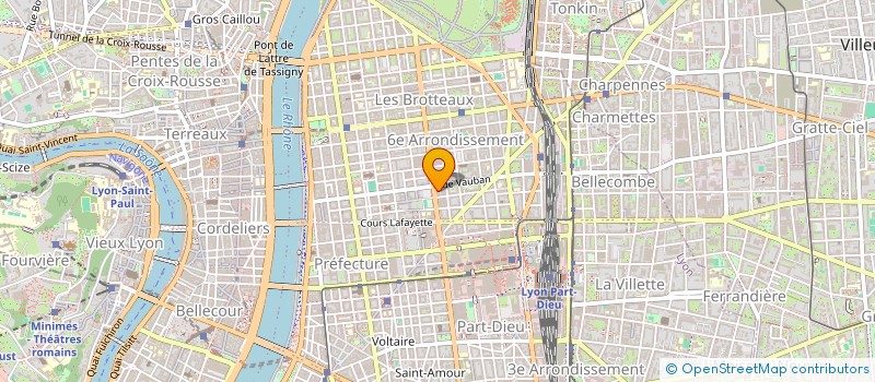 localisation de l'entreprise SCI IPANEMA  LYON