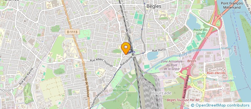 localisation de l'entreprise SCI IPARA  BEGLES