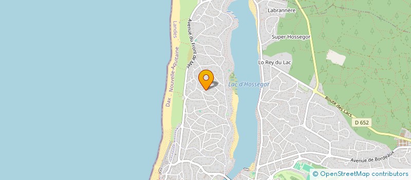 localisation de l'entreprise SCI IPARLA  SOORTS-HOSSEGOR