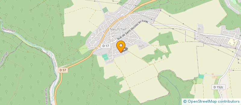 localisation de l'entreprise SCI IPF  NEUFCHEF