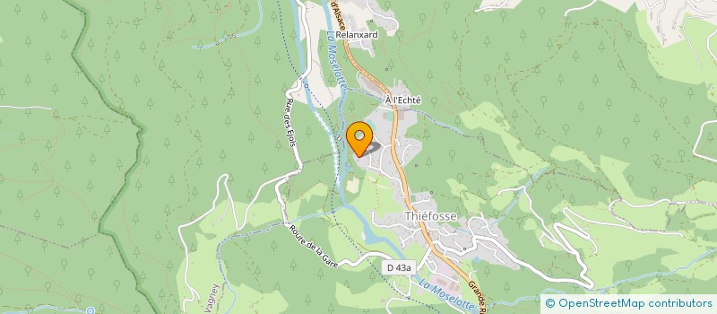 localisation de l'entreprise SCI IPH  THIEFOSSE