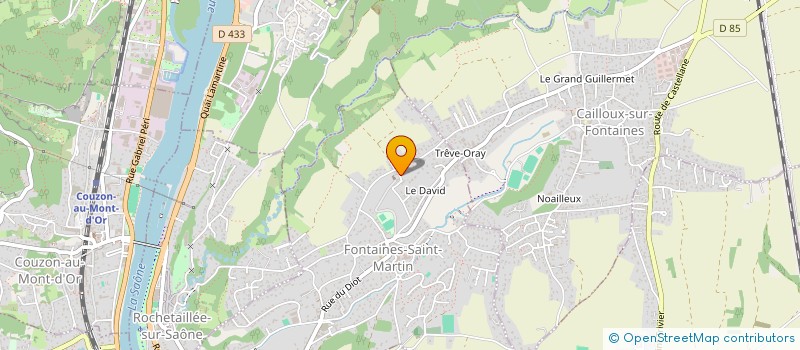 localisation de l'entreprise SCI IPM  FONTAINES-SAINT-MARTIN