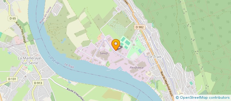 localisation de l'entreprise SCI IPM  LE TRAIT