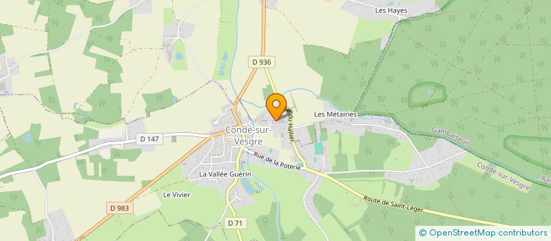 localisation de l'entreprise SCI IPM (INVESTISSEMENT PETIT MARIE)  BOURDONNE