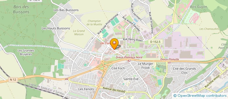 localisation de l'entreprise SCI IPN à DREUX