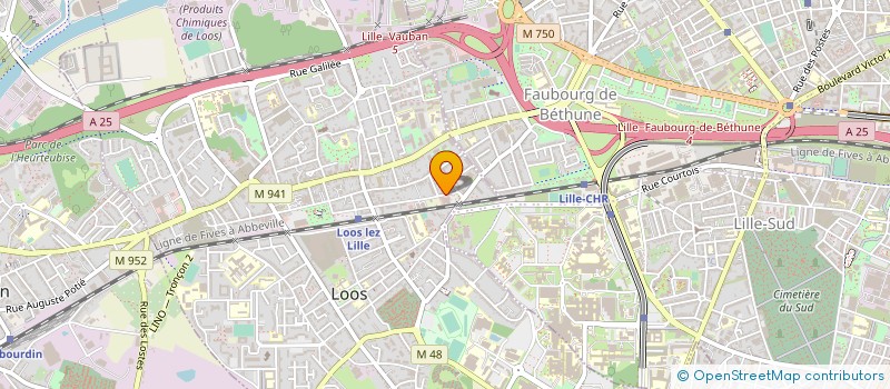 localisation de l'entreprise SCI IPNOR  LOOS