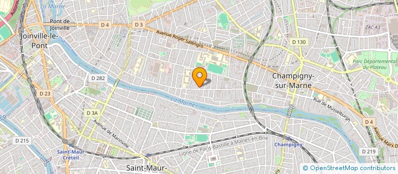 localisation de l'entreprise SCI IPOL  CHAMPIGNY-SUR-MARNE