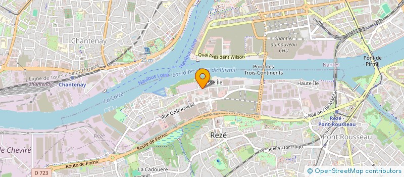 localisation de l'entreprise SCI IPOMEE  REZE