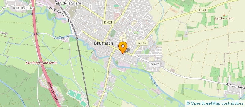 localisation de l'entreprise SCI IPPON  BRUMATH