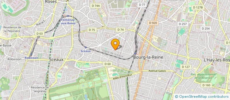 localisation de l'entreprise SCI IPSAB à SCEAUX