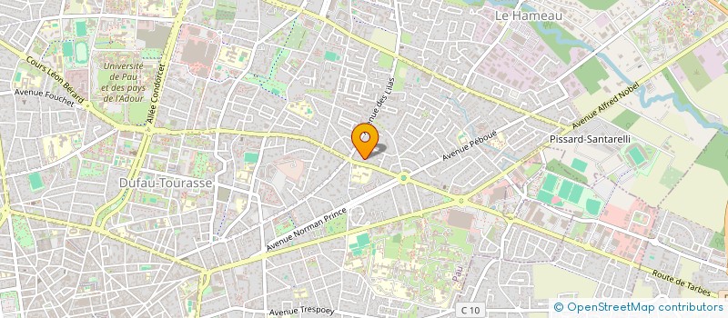 localisation de l'entreprise SCI IPSOS à PAU