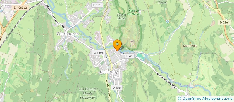 localisation de l'entreprise SCI IPSOS  MACORNAY