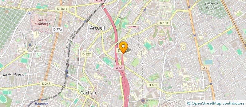 localisation de l'entreprise SCI IPTIMMO  ARCUEIL