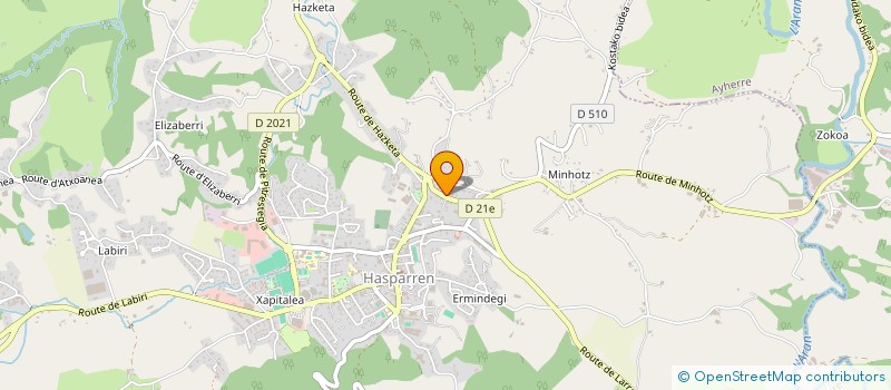 localisation de l'entreprise SCI IPUY - BIDART  HASPARREN