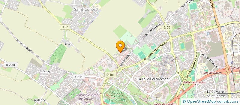 localisation de l'entreprise SCI IQUITOS  SAINT-CONTEST