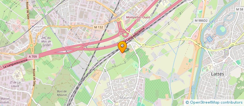 localisation de l'entreprise SCI IRAM à LATTES