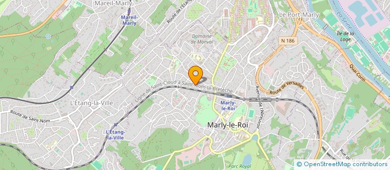 localisation de l'entreprise SCI IRATZIA  MARLY-LE-ROI