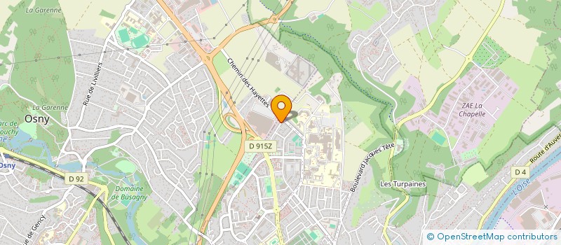 localisation de l'entreprise SCI IRAZ  PONTOISE