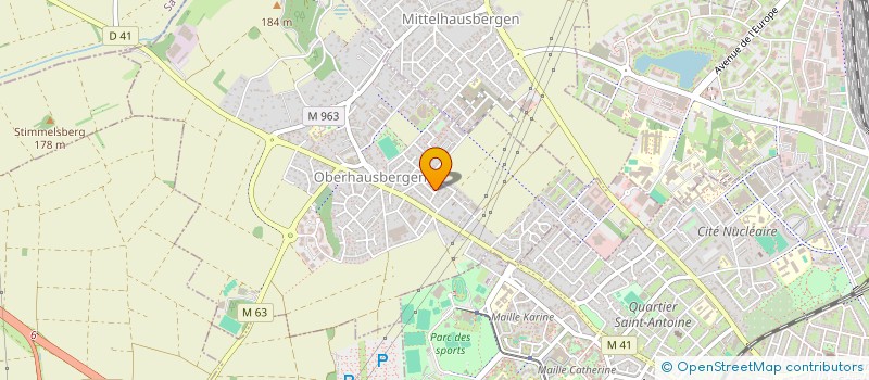 localisation de l'entreprise SCI IRCA  OBERHAUSBERGEN