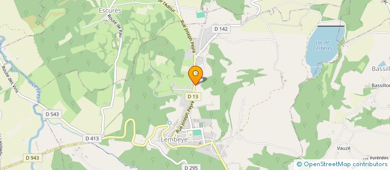 localisation de l'entreprise SCI IRCADU  LEMBEYE