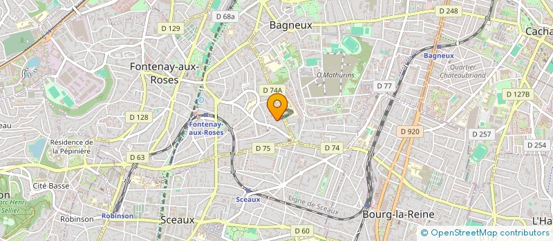 localisation de l'entreprise SCI IRCAN IMMO à FONTENAY-AUX-ROSES