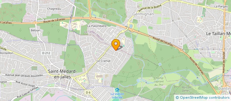 localisation de l'entreprise SCI IRCEM  SAINT-MEDARD-EN-JALLES