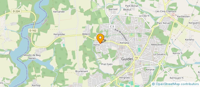 localisation de l'entreprise SCI IRENE  GUIDEL