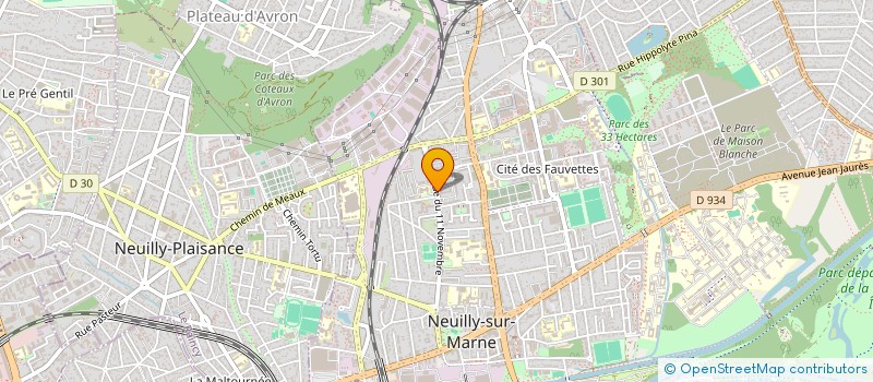 localisation de l'entreprise SCI IRF à NEUILLY SUR MARNE