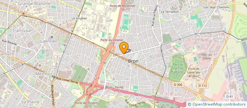 localisation de l'entreprise SCI IRGM MISTRAL  BRON