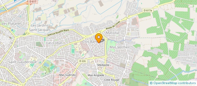 localisation de l'entreprise SCI IRHEM  ARGELES-SUR-MER