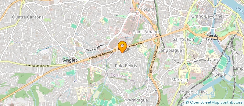 localisation de l'entreprise SCI IRIBARNES à BAYONNE