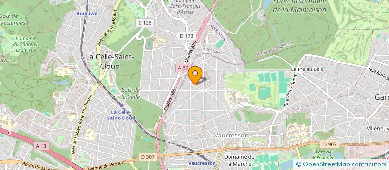 localisation de l'entreprise SCI IRIMIA IMMO à VAUCRESSON