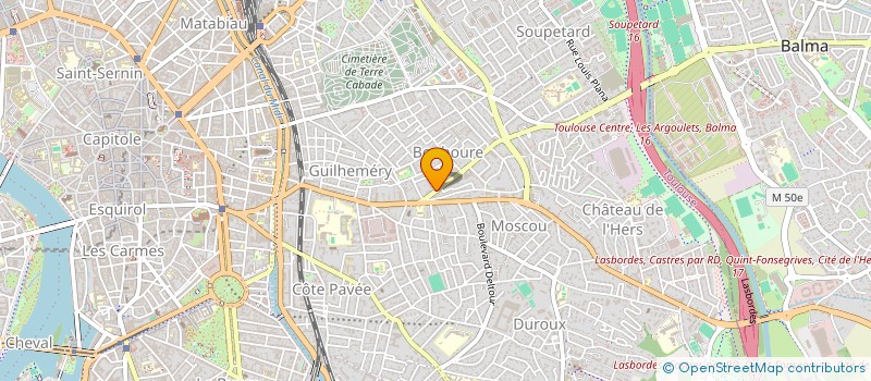 localisation de l'entreprise SCI IRINNO à TOULOUSE