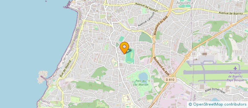localisation de l'entreprise SCI IRINOA à BIARRITZ