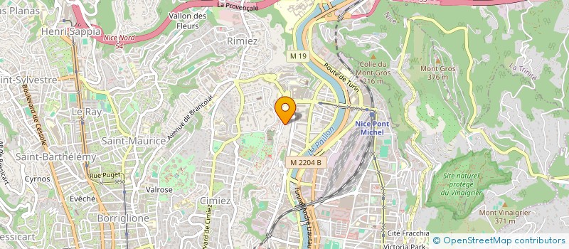 localisation de l'entreprise SCI IRIS à NICE