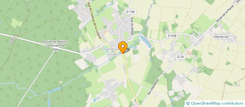 localisation de l'entreprise SCI IRIS à CHAMBON-LA-FORET