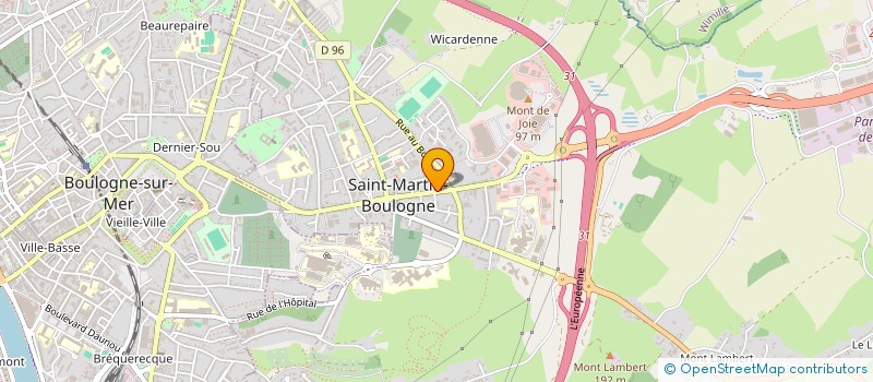 localisation de l'entreprise SCI IRIS à SAINT-MARTIN-BOULOGNE