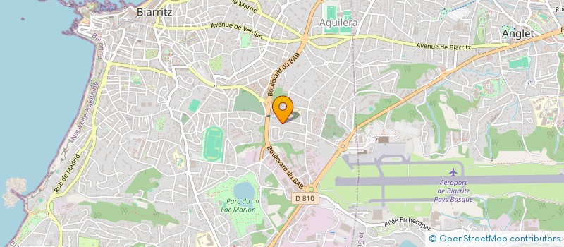localisation de l'entreprise SCI IRIS à BIDART