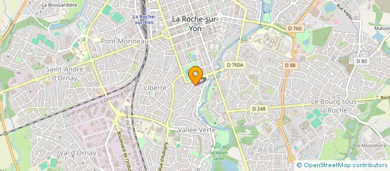 localisation de l'entreprise SCI IRIS à LA ROCHE-SUR-YON