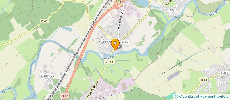 localisation de l'entreprise SCI  IRIS  VORAY-SUR-L'OGNON