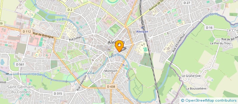 localisation de l'entreprise SCI IRIS à ALENCON