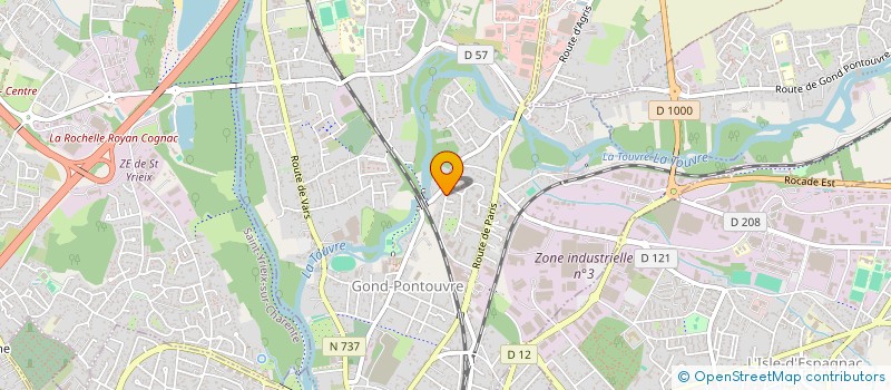 localisation de l'entreprise SCI IRIS  GOND-PONTOUVRE